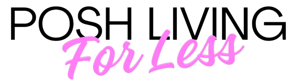 Posh living for less logo
